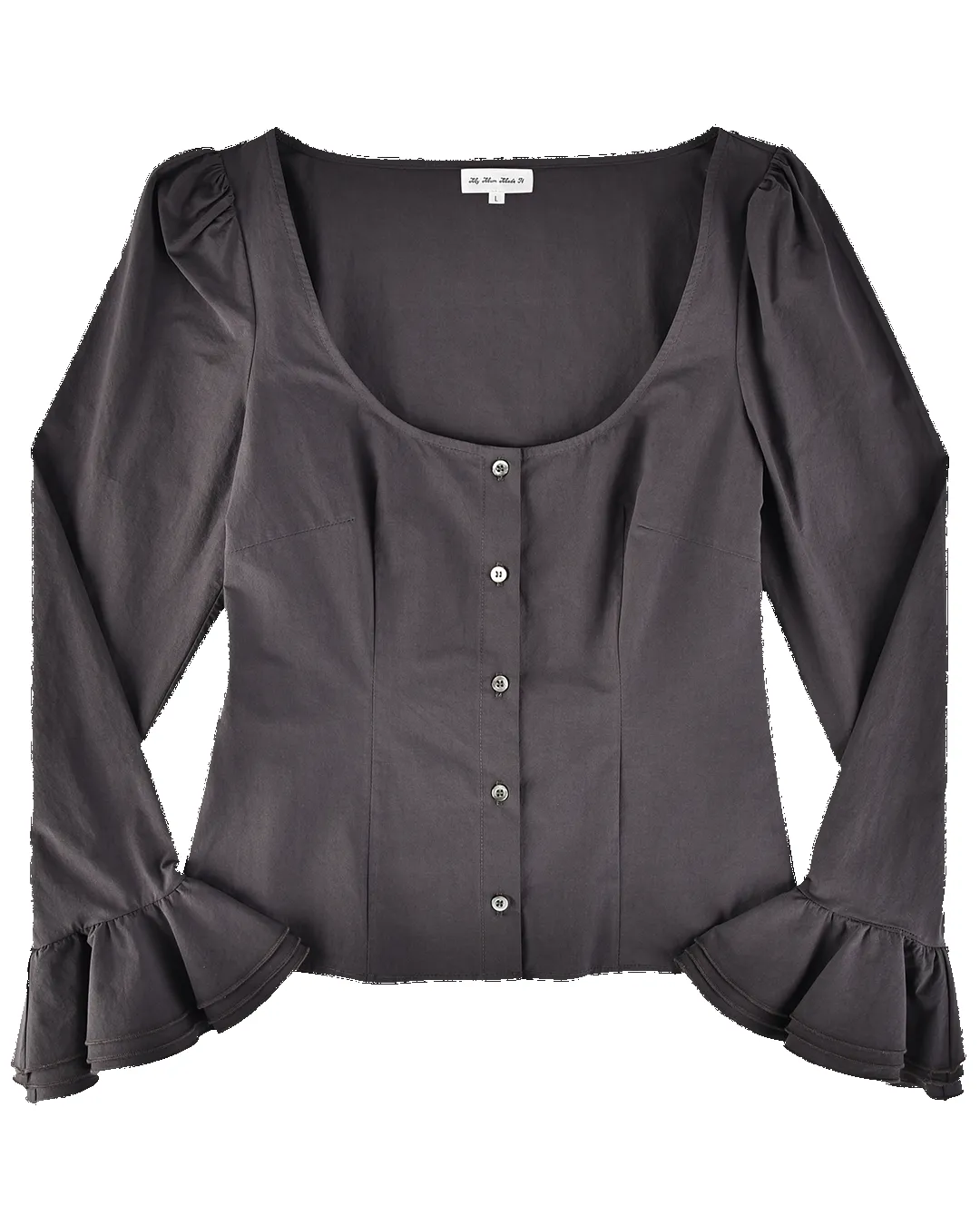 Bellcuff Blouse - Shadow sold by My Mum Made It