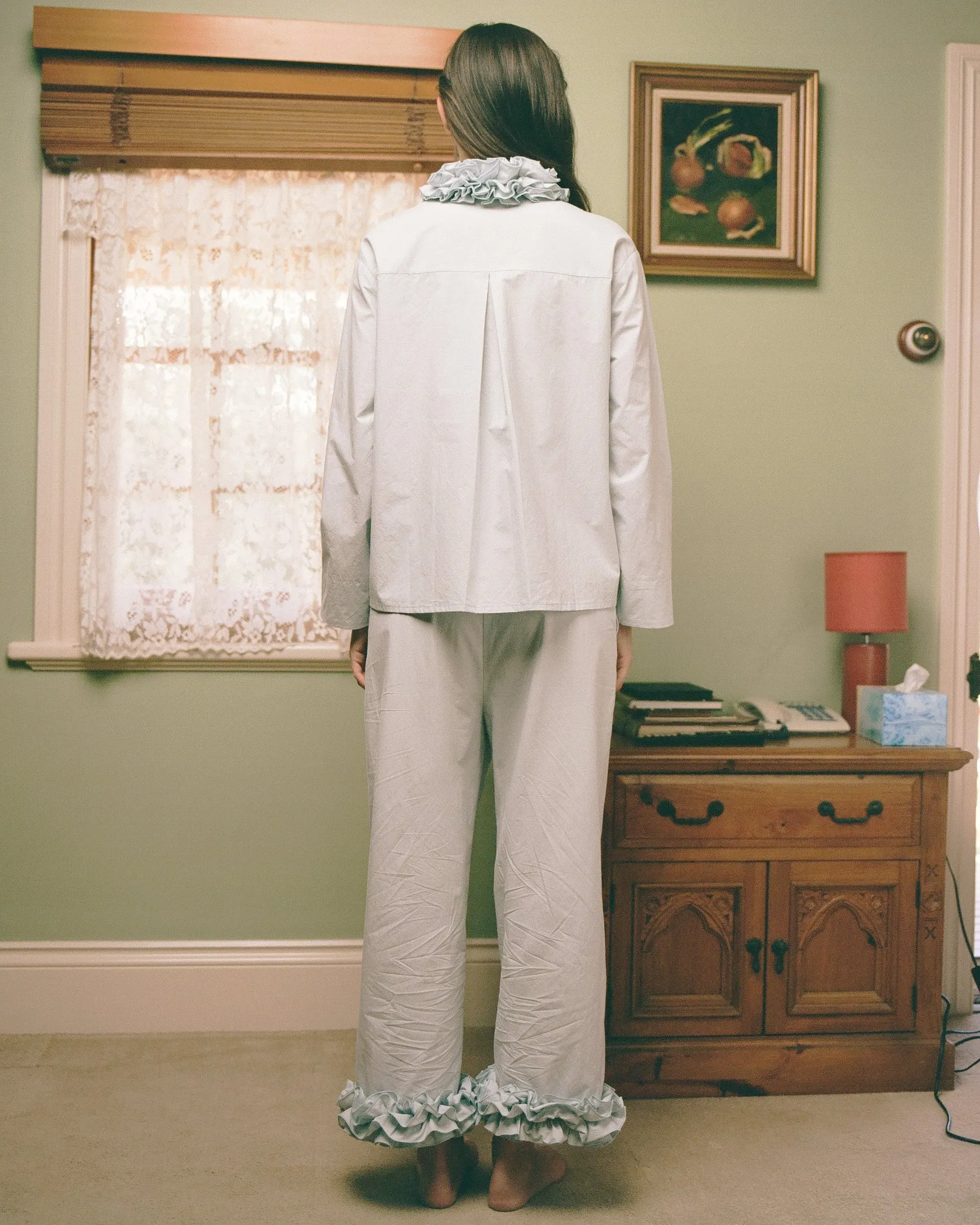 Cotton Ruffle Pant - Bluewishes sold by My Mum Made It product image thumbnail 5