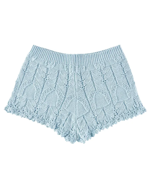 Lace Knit Shorts - Bluewishes sold by My Mum Made It