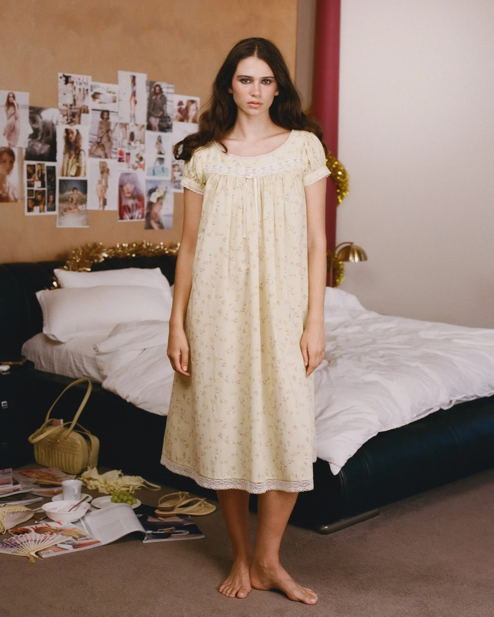 Lucienne Cotton Gown - Dream Vine sold by My Mum Made It product image thumbnail 2