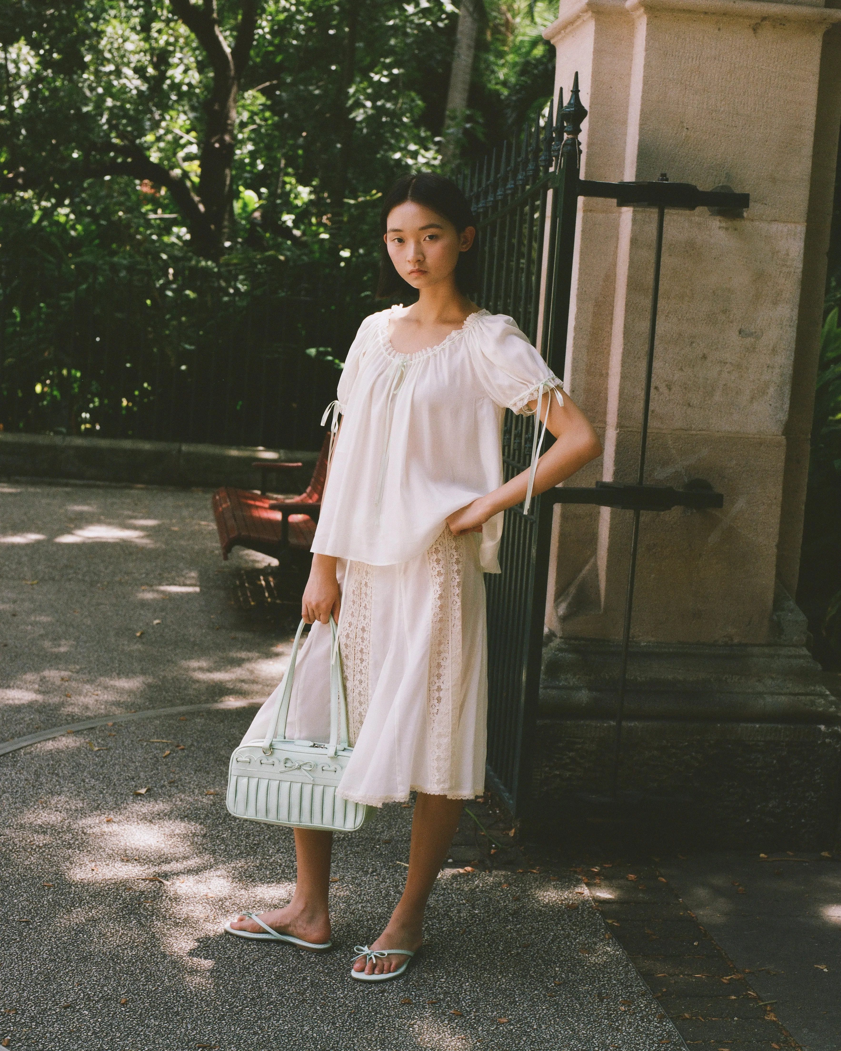 Aurelie Skirt - Vintage White sold by My Mum Made It product image thumbnail 4