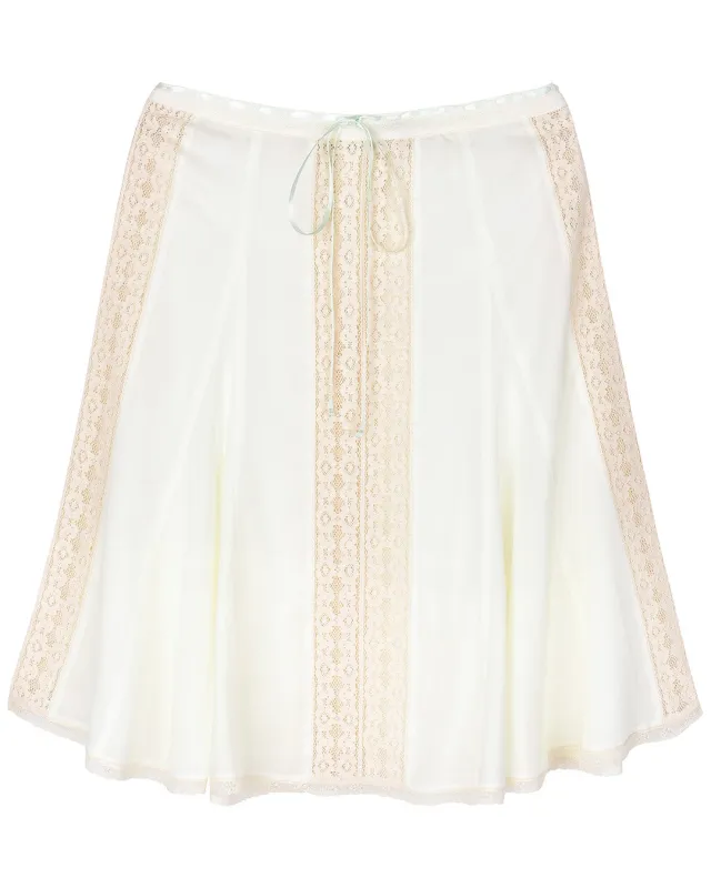 Aurelie Skirt - Vintage White made by My Mum Made It