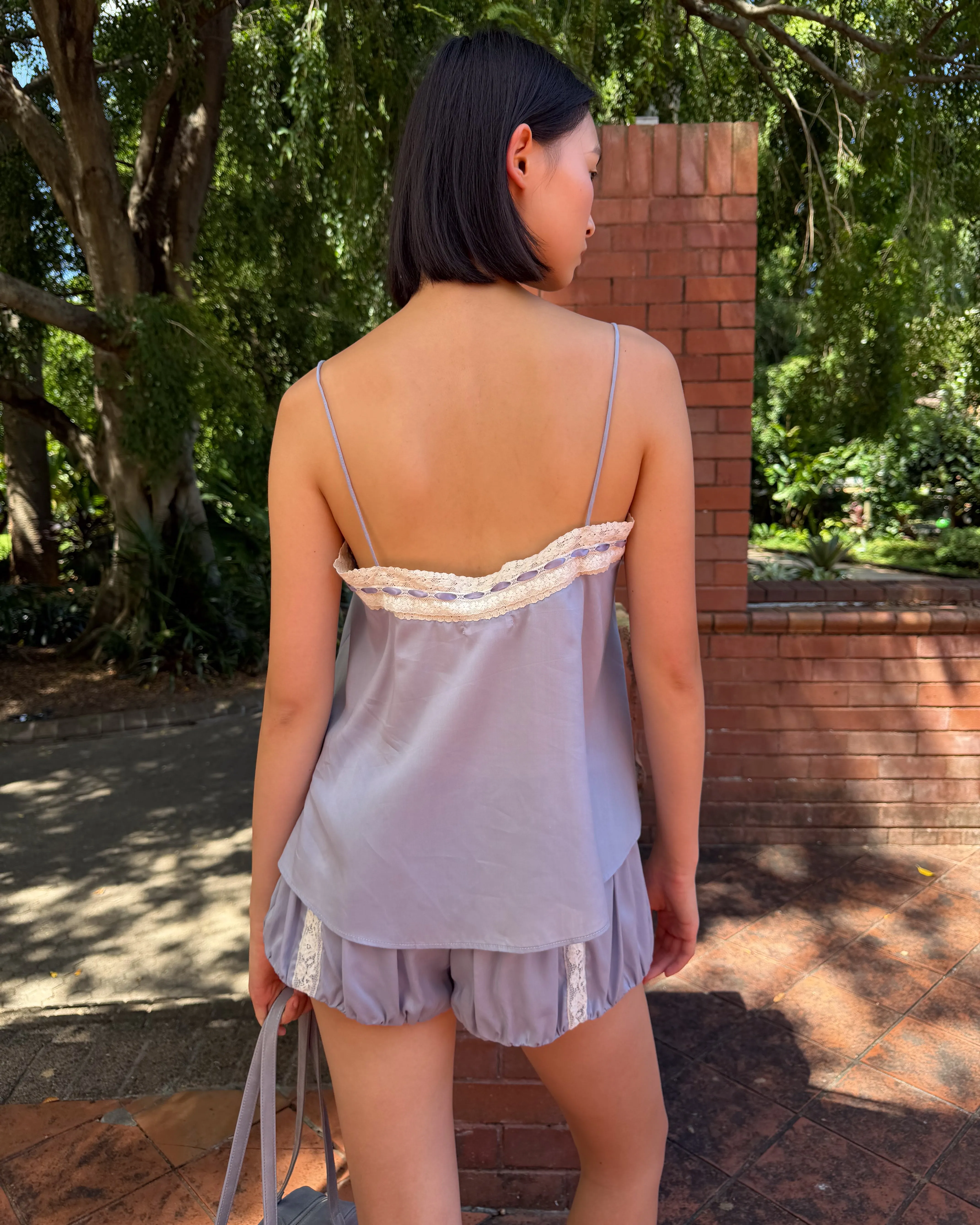 Lace Ribbon Cami - Wisteria sold by My Mum Made It product image thumbnail 4