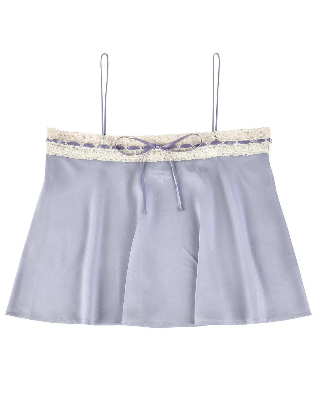 Lace Ribbon Cami - Wisteria sold by My Mum Made It