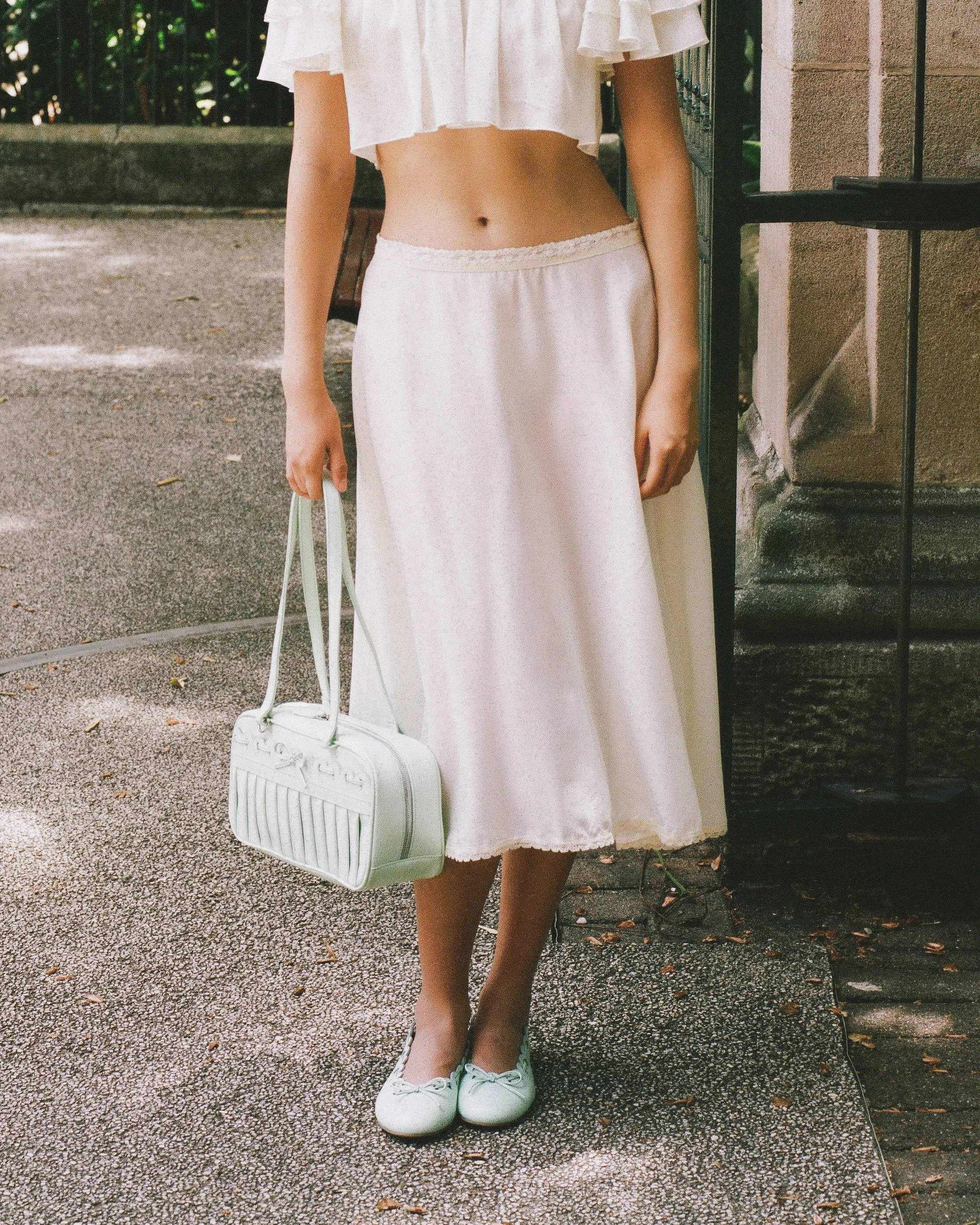 Sheer Slip Skirt - Vintage White sold by My Mum Made It product image thumbnail 2