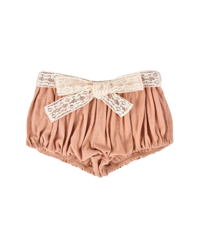 Lace Bow Shorts - Rose Veil made by My Mum Made It