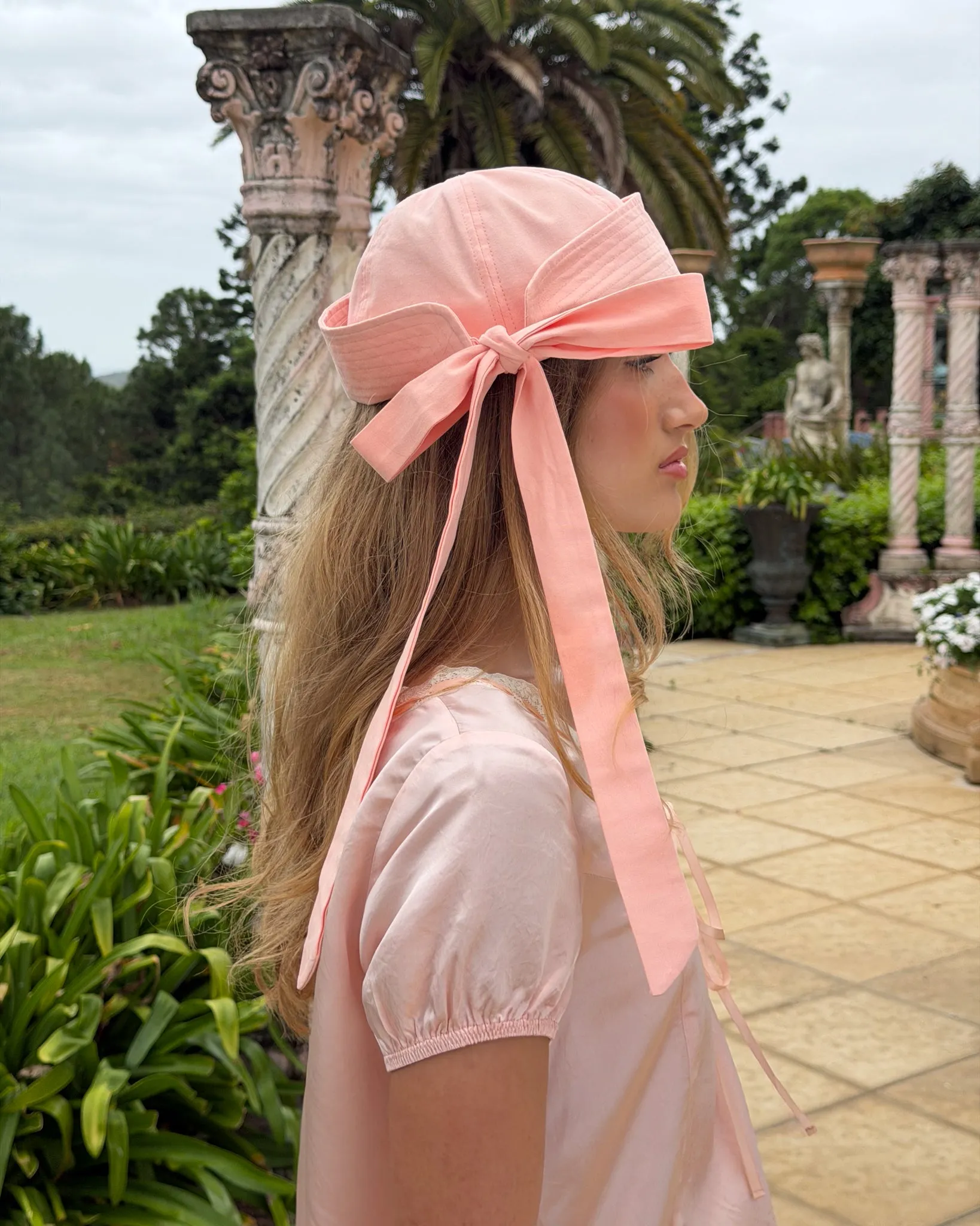 Tie Sailor Hat - Electra Blush sold by My Mum Made It product image thumbnail 5