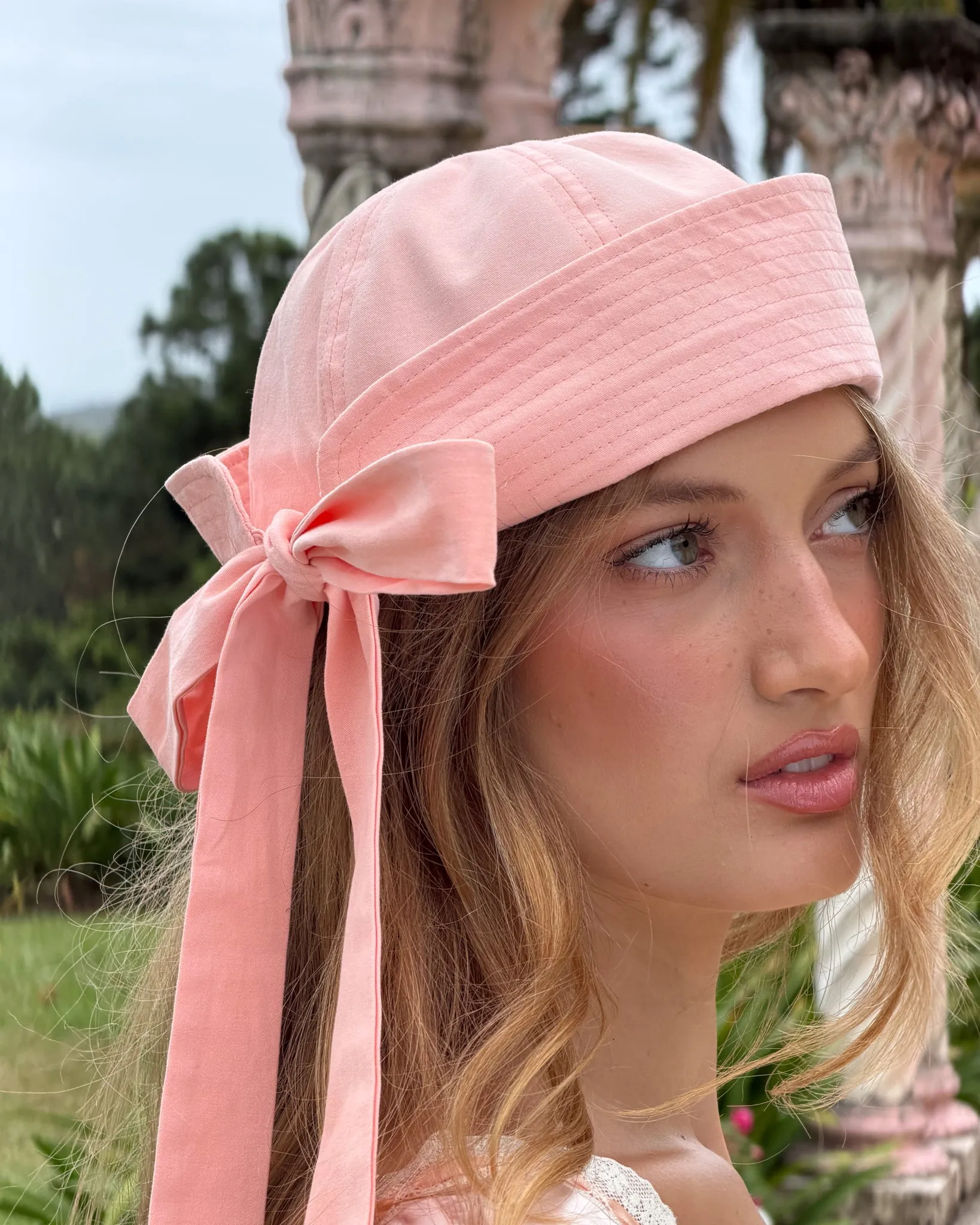 Tie Sailor Hat - Electra Blush sold by My Mum Made It product image thumbnail 3