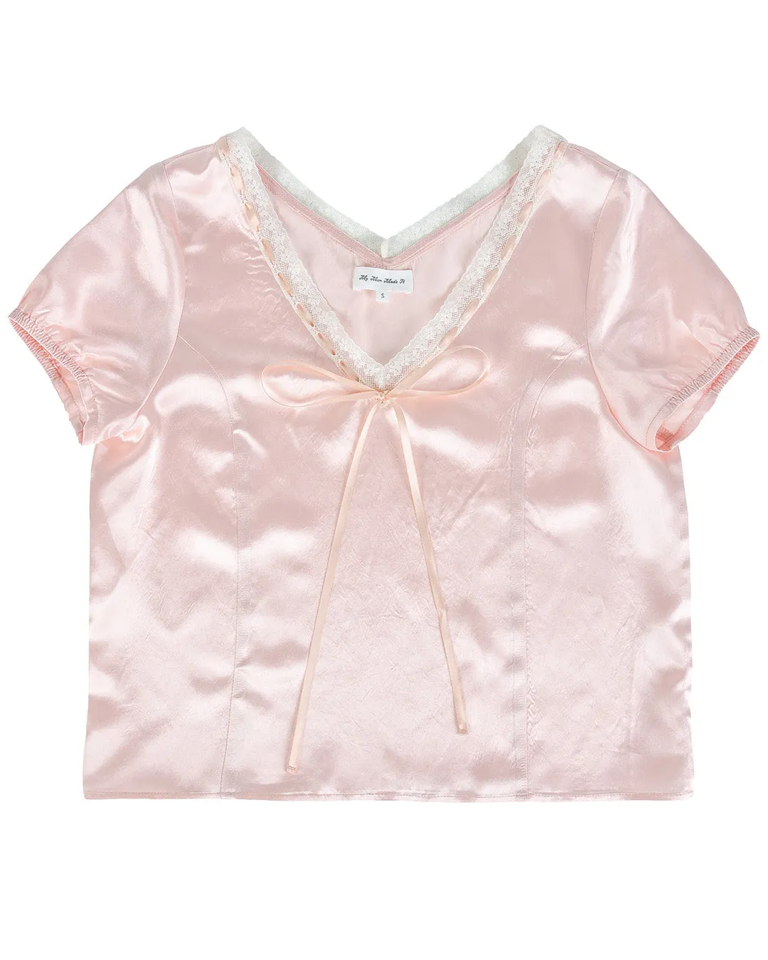 Lace Sola Top - Electra Blush sold by My Mum Made It