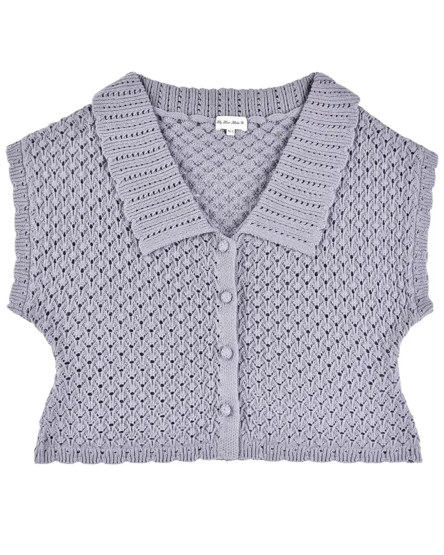 Daisychain Knit Top - Wisteria made by My Mum Made It