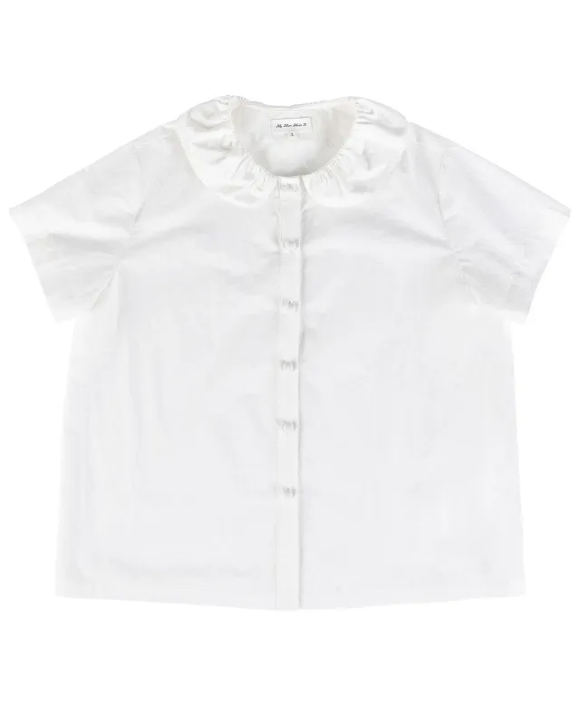 Esme Button Shirt - White made by My Mum Made It