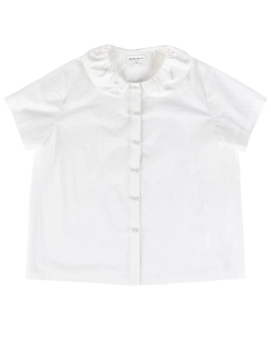 Esme Button Shirt - White sold by My Mum Made It