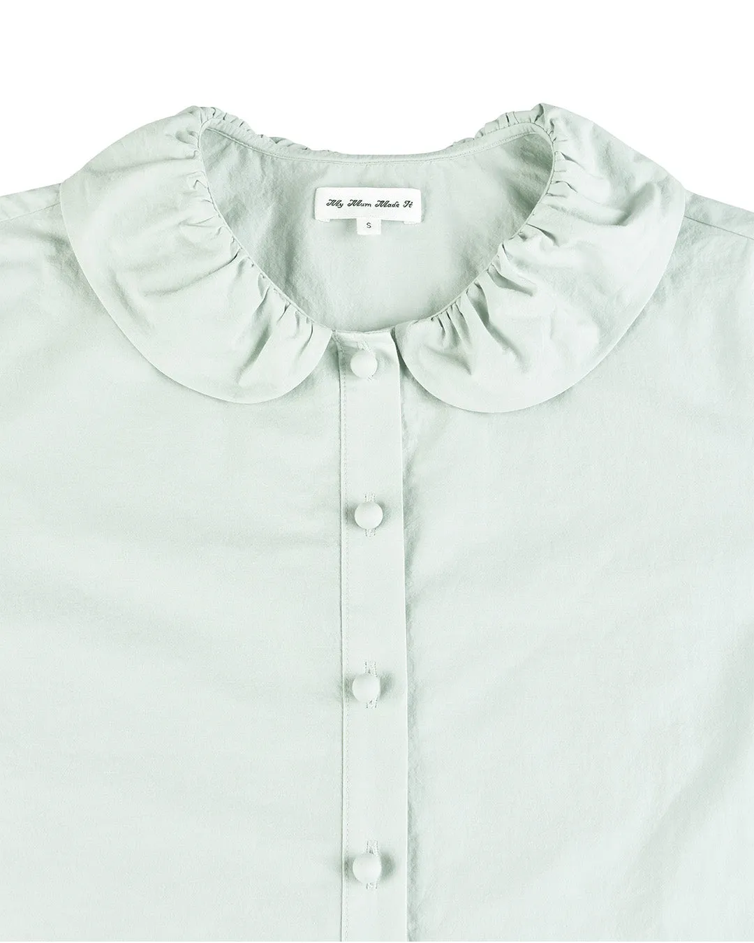 Esme Button Shirt - Mint sold by My Mum Made It product image thumbnail 5