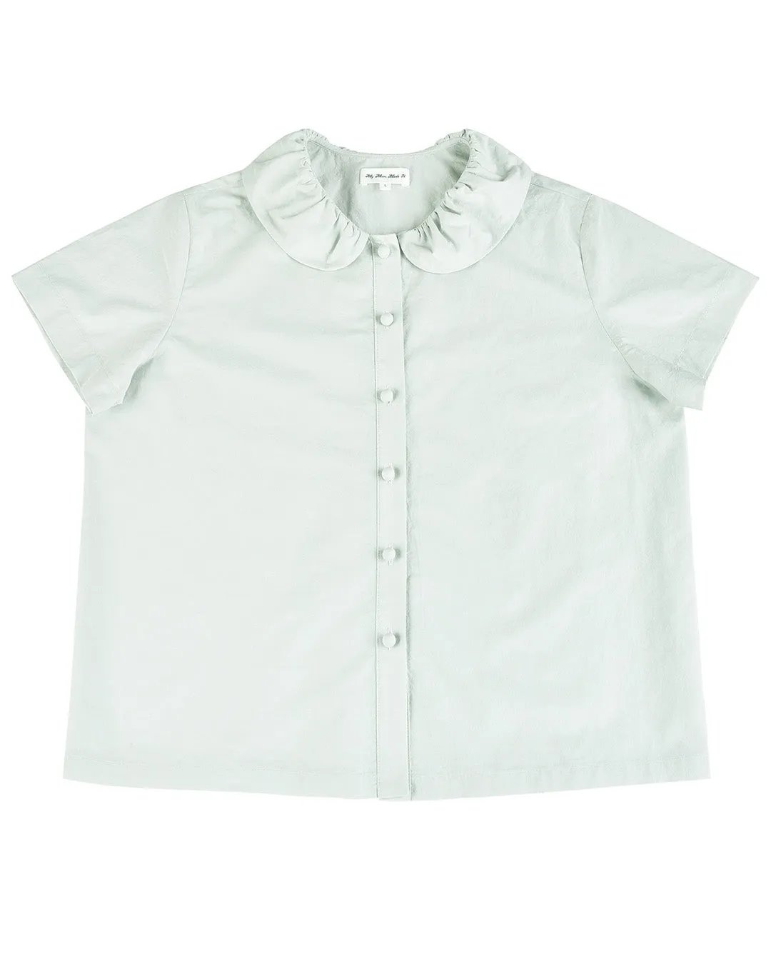 Esme Button Shirt - Mint sold by My Mum Made It