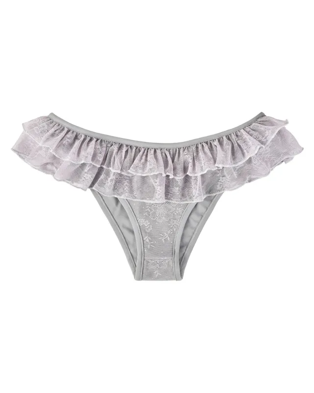 Lace Frill Swim Bottoms - Wisteria made by My Mum Made It