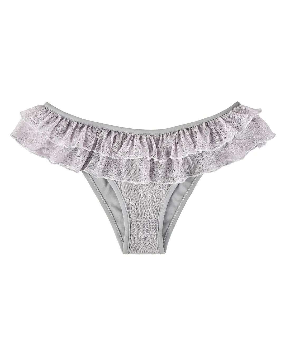 Lace Frill Swim Bottoms - Wisteria sold by My Mum Made It