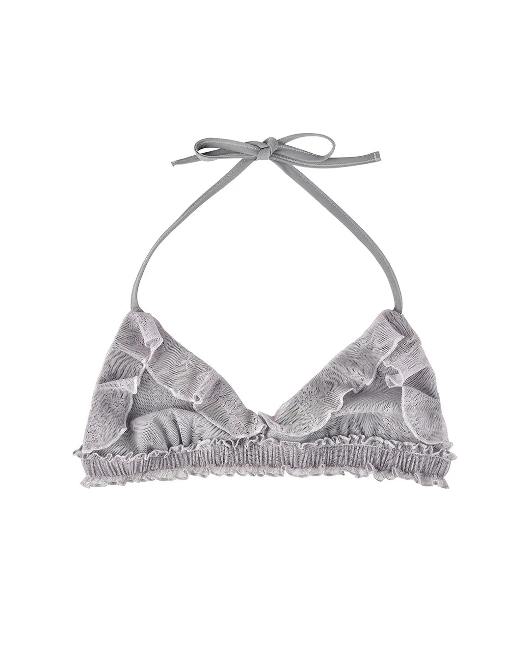 Lace Frill Swim Top - Wisteria sold by My Mum Made It