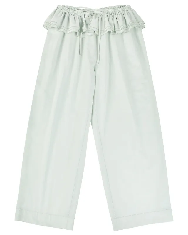 Detachable Ruffle Belt Pant - Mint made by My Mum Made It