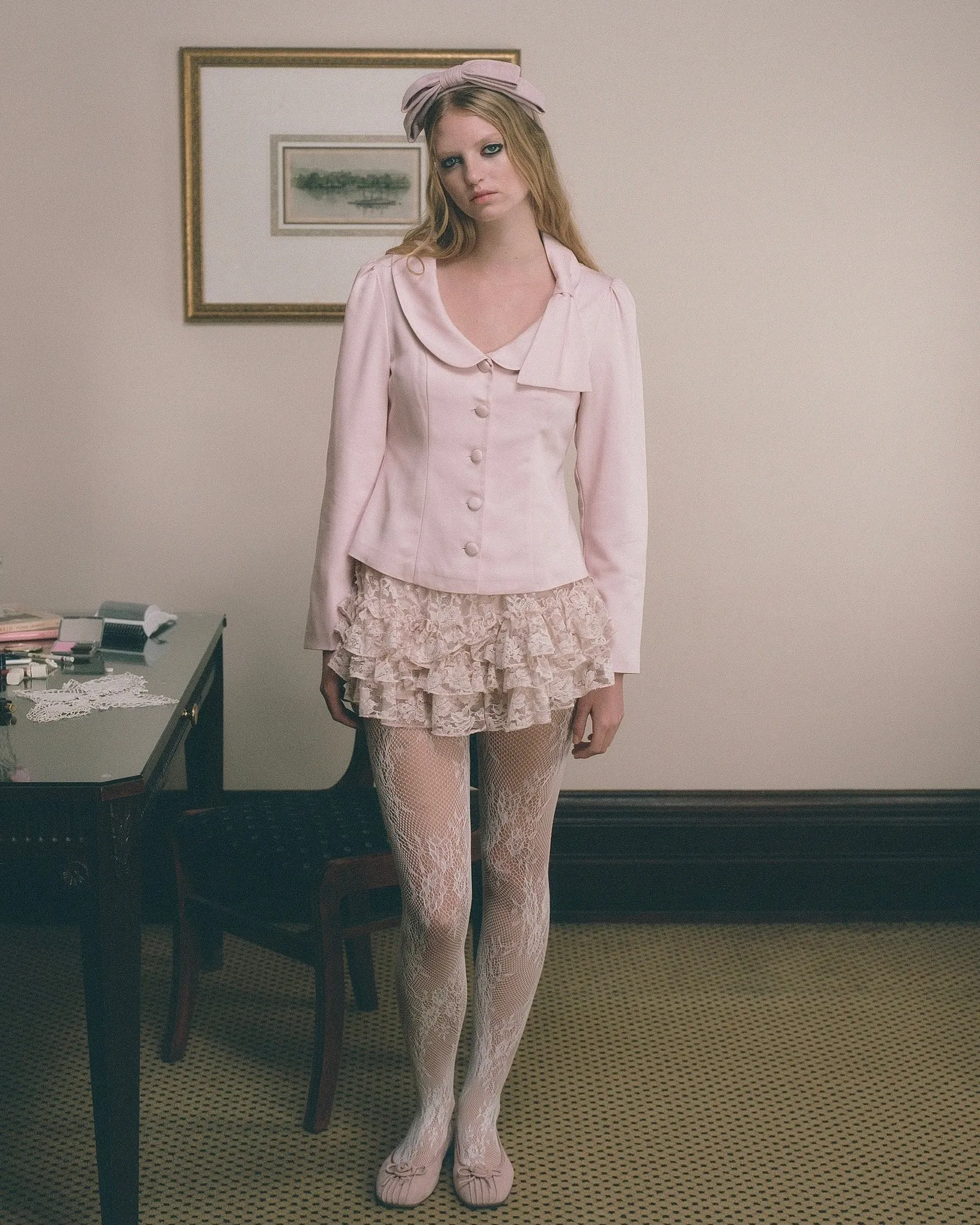 Matinee Jacket - Pink sold by My Mum Made It product image thumbnail 4