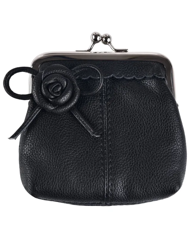 Downtown Coin Purse - Black made by My Mum Made It