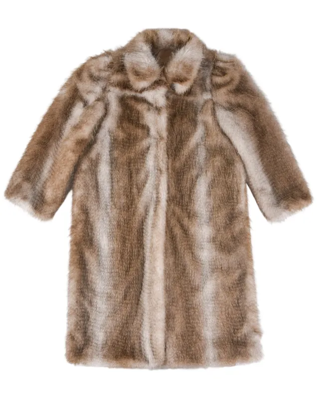 Chalet Coat Maxi - Sepia Fur made by My Mum Made It