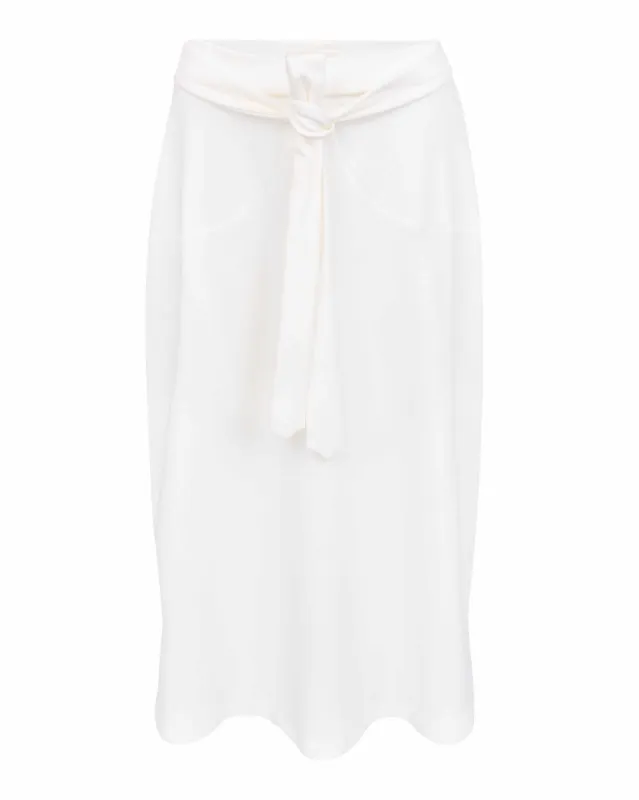 Breathe Maxi Skirt - White sold by My Mum Made It