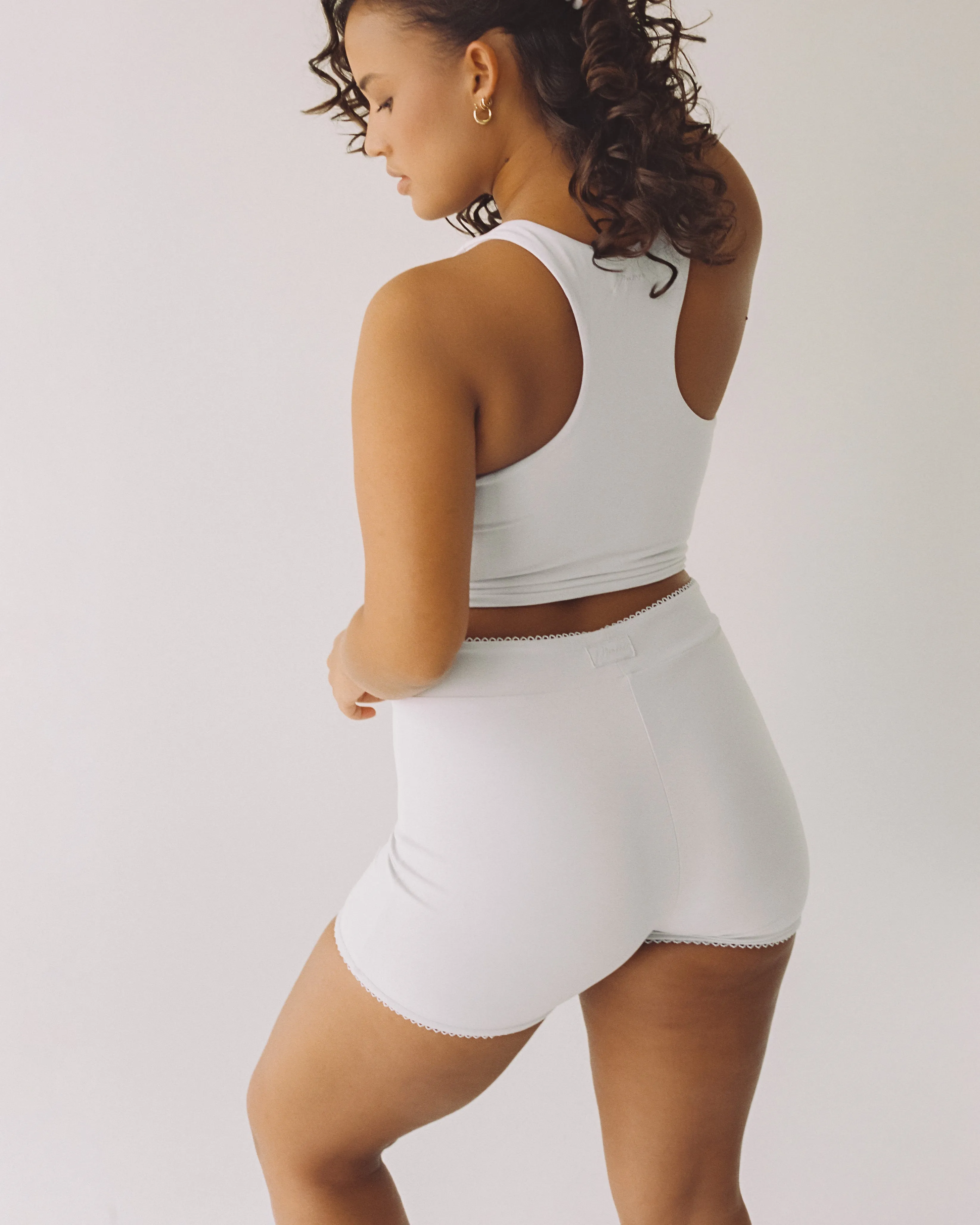 Liberated Sports Crop - Soft Lilac sold by My Mum Made It product image thumbnail 5