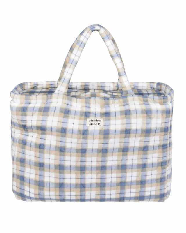 Oversized Quilted Duffle Bag - Beach Breeze sold by My Mum Made It