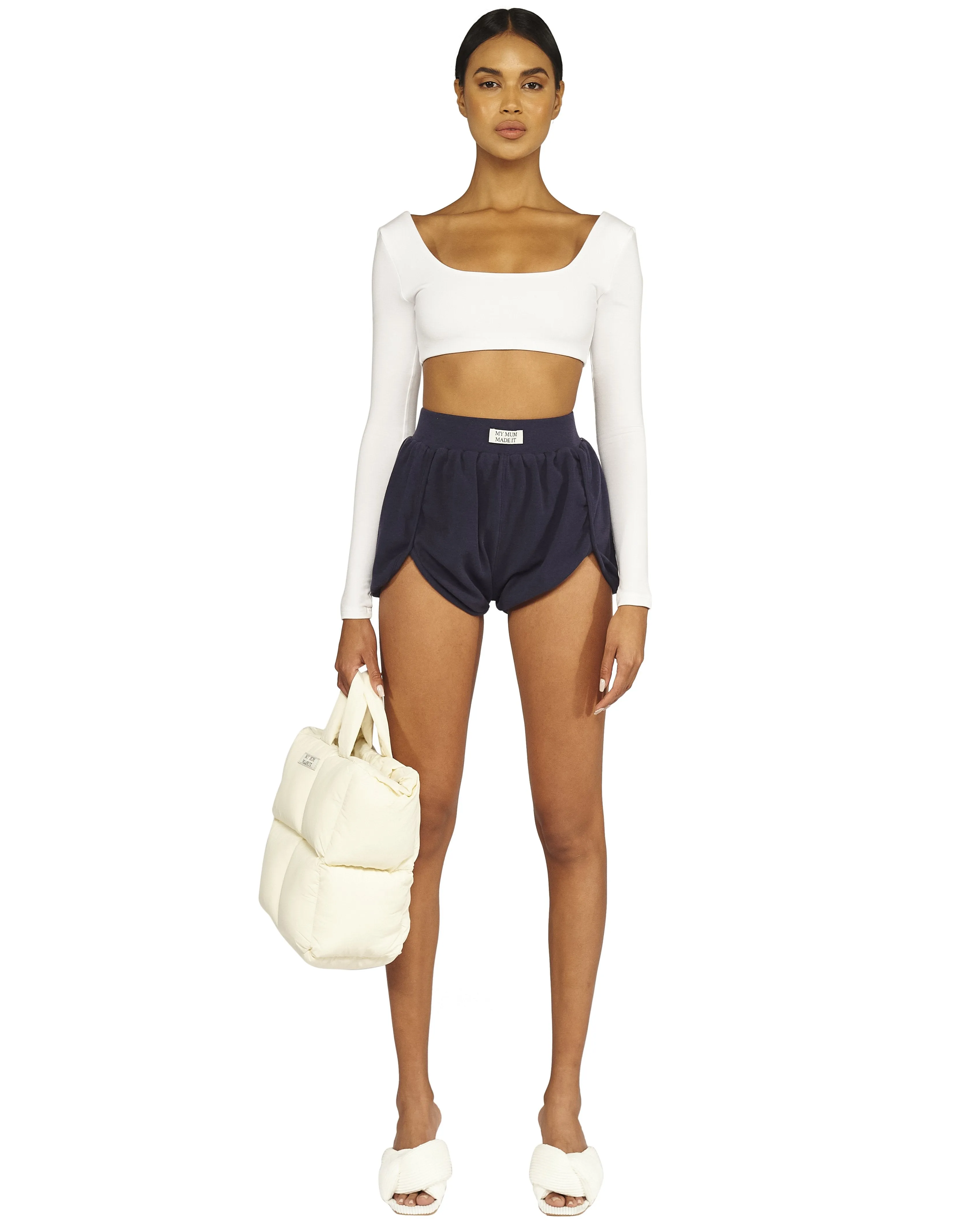 Puffer Tote Bag - Cream sold by My Mum Made It product image thumbnail 4