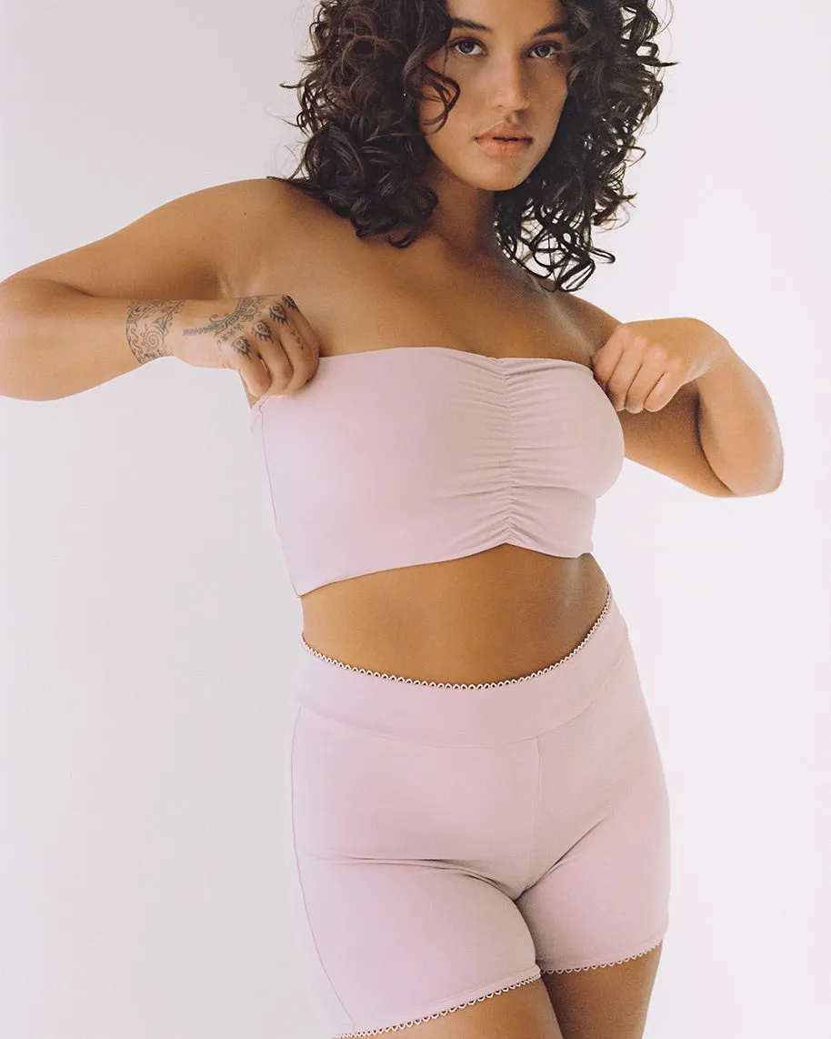 Gather Bandeau Top - Rose sold by My Mum Made It product image thumbnail 2