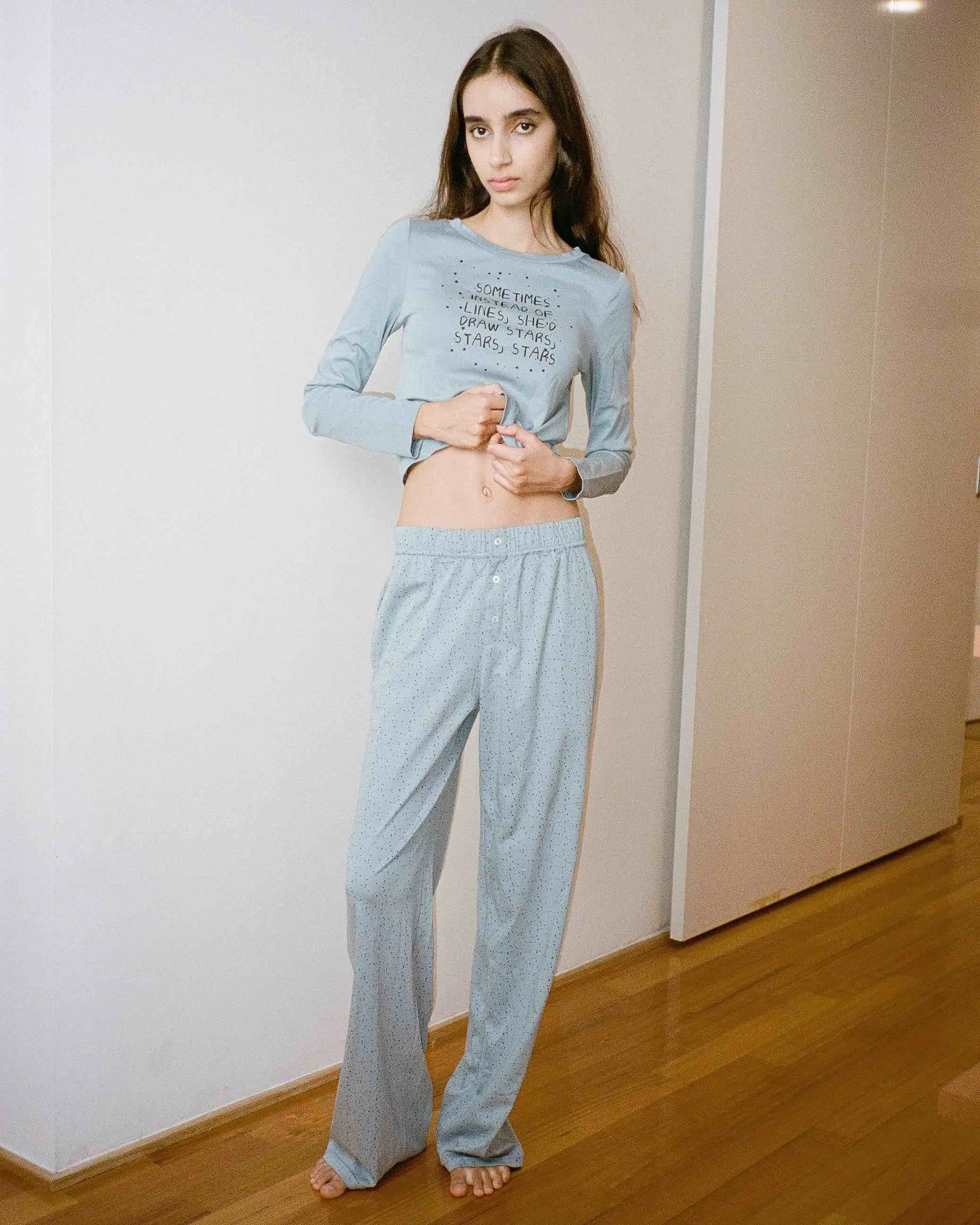 Stars Long Sleeve T-Shirt sold by My Mum Made It product image thumbnail 3