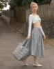 Flannel Quilted Tote Bag - Faded Blue Check sold by My Mum Made It