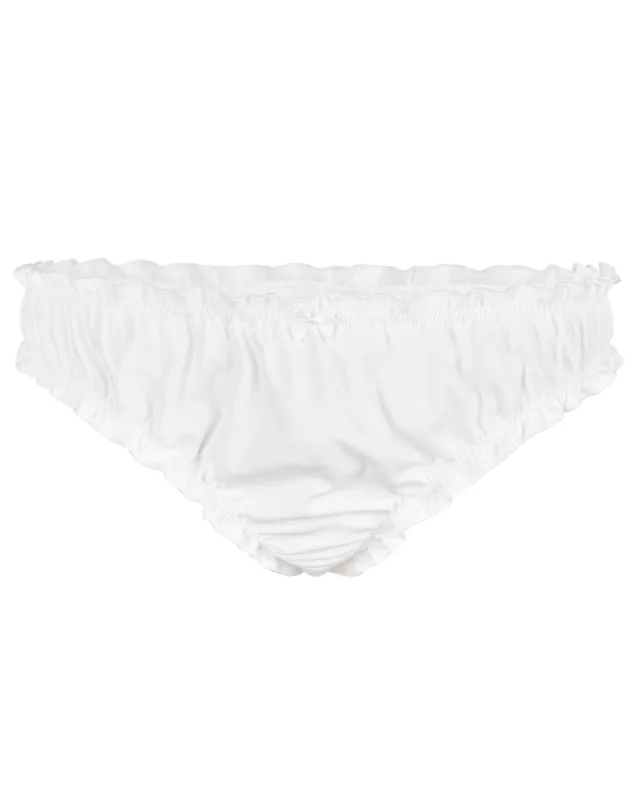 Lotus Swim Briefs - White sold by My Mum Made It