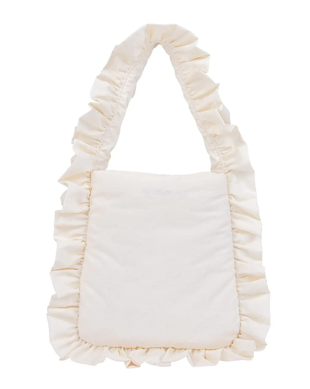 Puffer Pillow Tote - Cream Frill sold by My Mum Made It