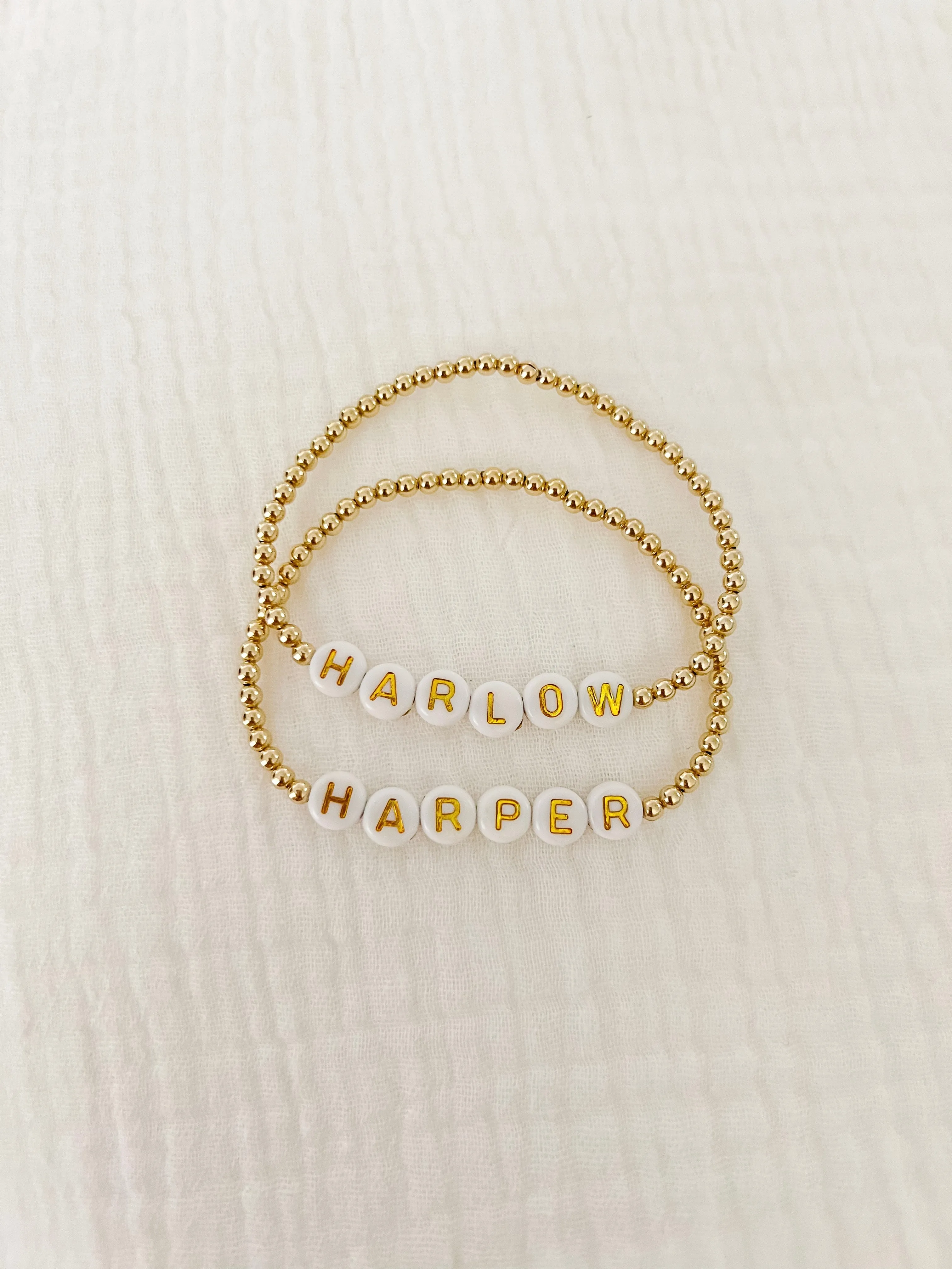 1 Gold Filled Custom Name or Word Bracelet sold by Mermaid & Me