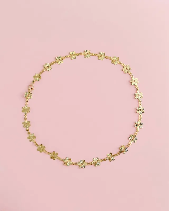Golden Daisy Necklace sold by Mermaid & Me