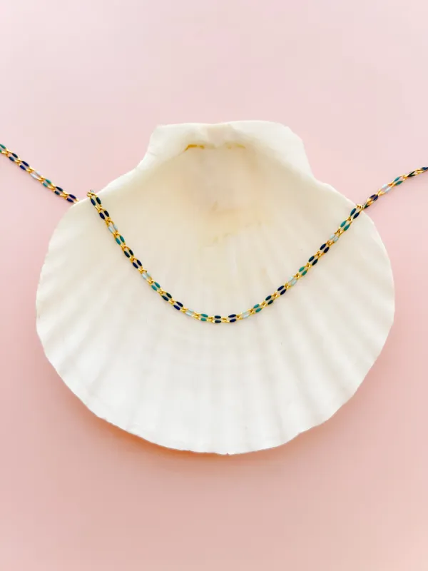 Ocean Blues Layering Necklace sold by Mermaid & Me
