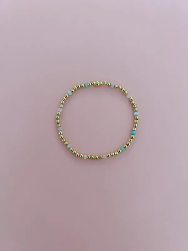 Confetti Gold Filled Bracelet sold by Mermaid & Me