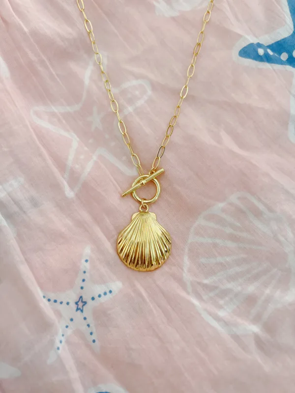 Seashell Toggle Necklace sold by Mermaid & Me