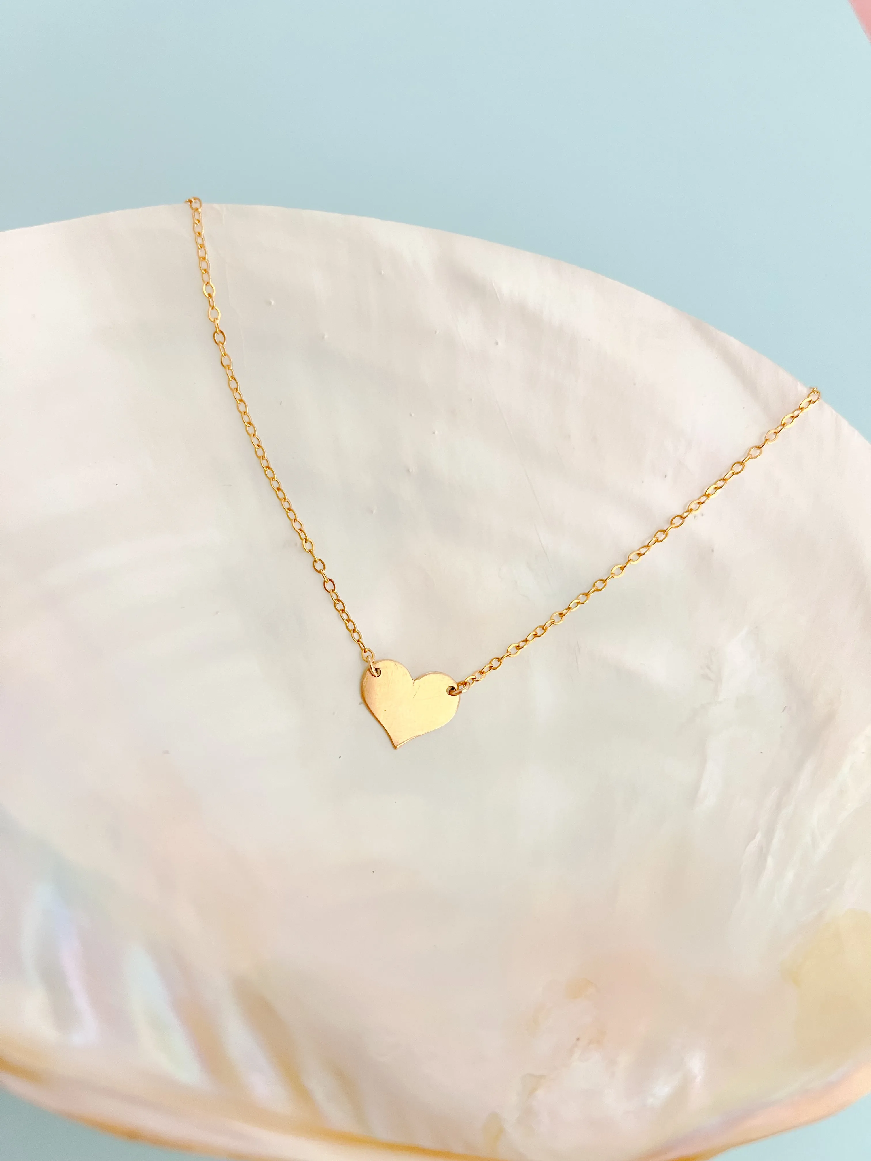 Gold Filled Heart Necklace sold by Mermaid & Me