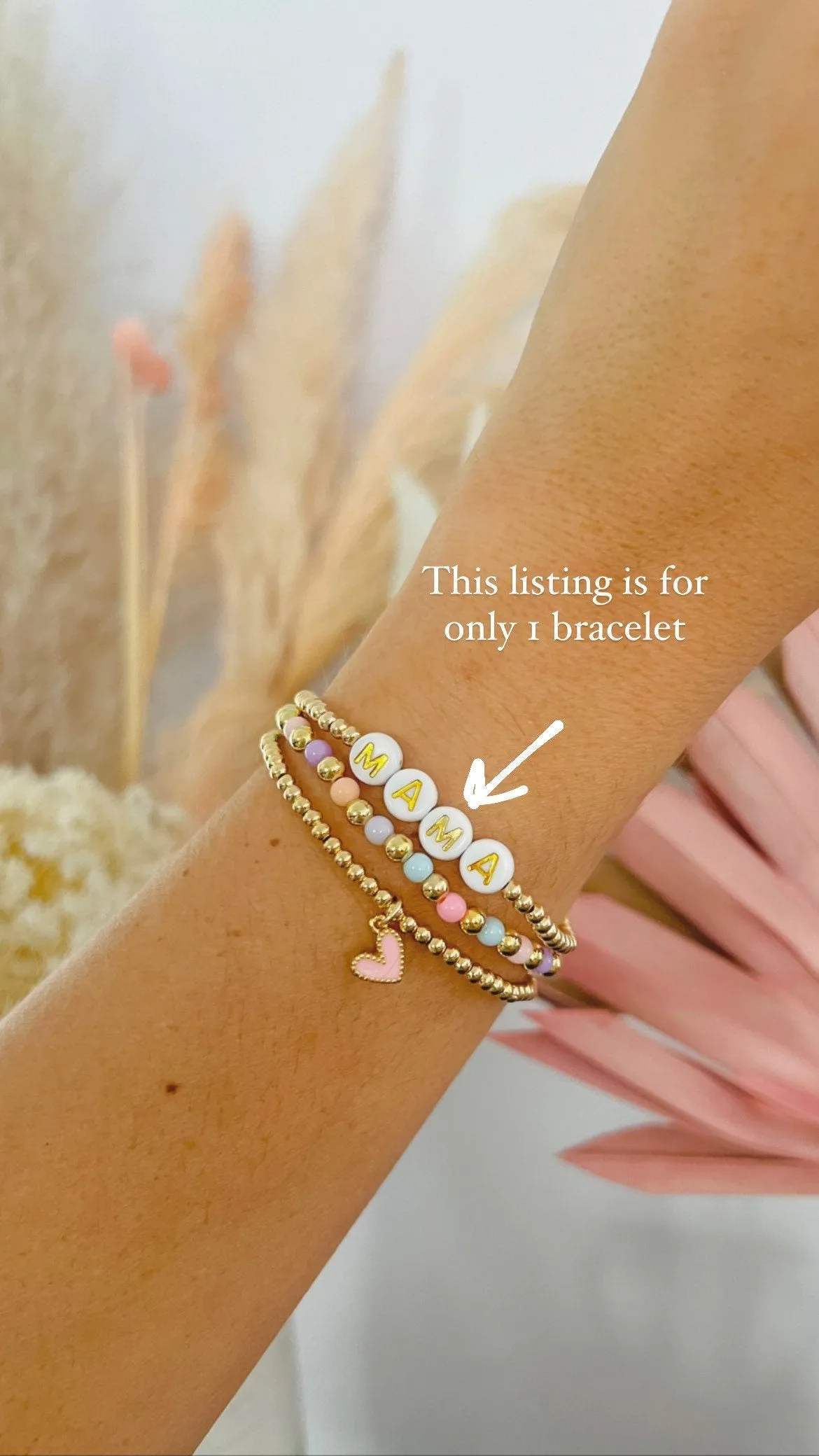 Gold Filled Mama Bracelet sold by Mermaid & Me product image thumbnail 3
