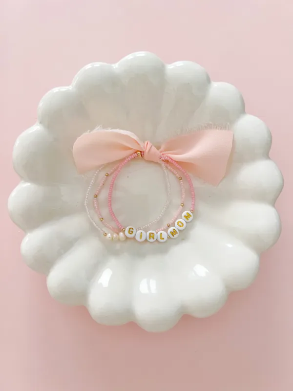 Girl Mom Bracelet Stack sold by Mermaid & Me