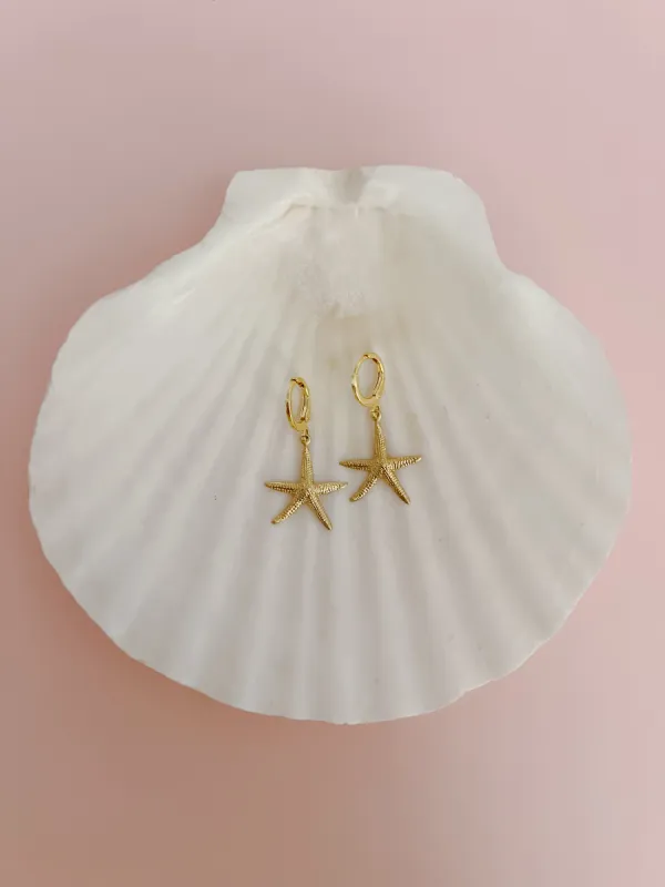 Big Starfish Earrings sold by Mermaid & Me