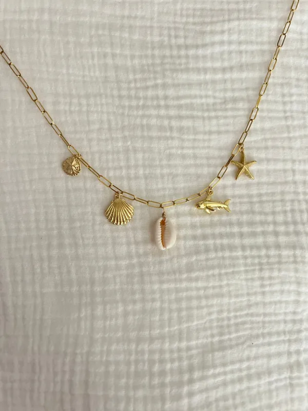 Custom Charm Necklace for Aubrey sold by Mermaid & Me