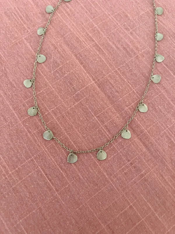 Silver Shells Necklace sold by Mermaid & Me