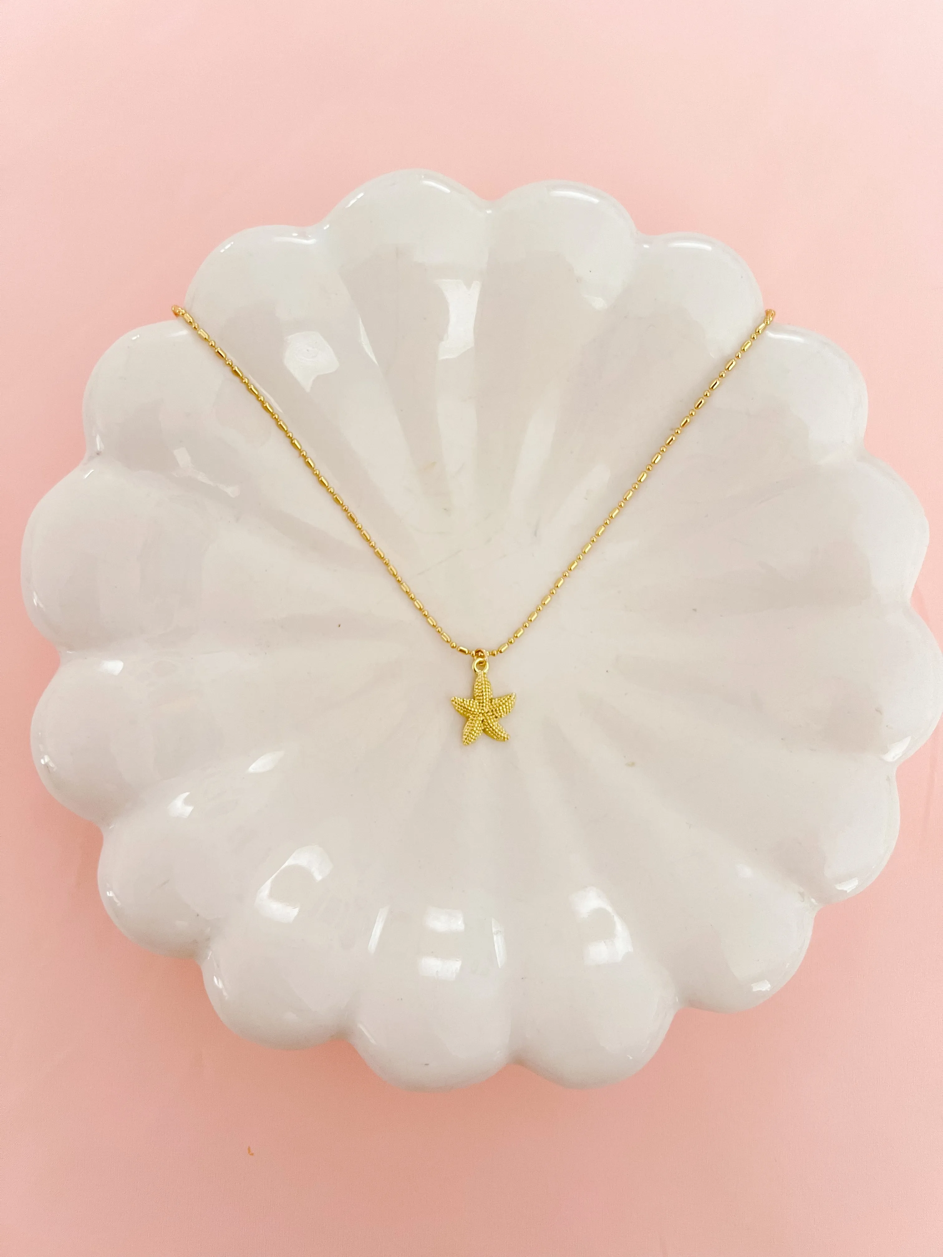 Small Sugar Starfish Necklace sold by Mermaid & Me