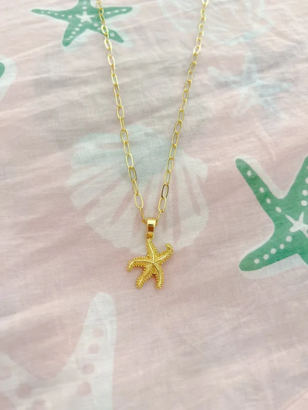 Groovy Starfish Necklace sold by Mermaid & Me