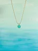 Teal Palm Tree Necklace sold by Mermaid & Me