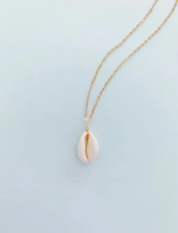 Cowrie Shell Layering Necklace Lightweight sold by Mermaid & Me