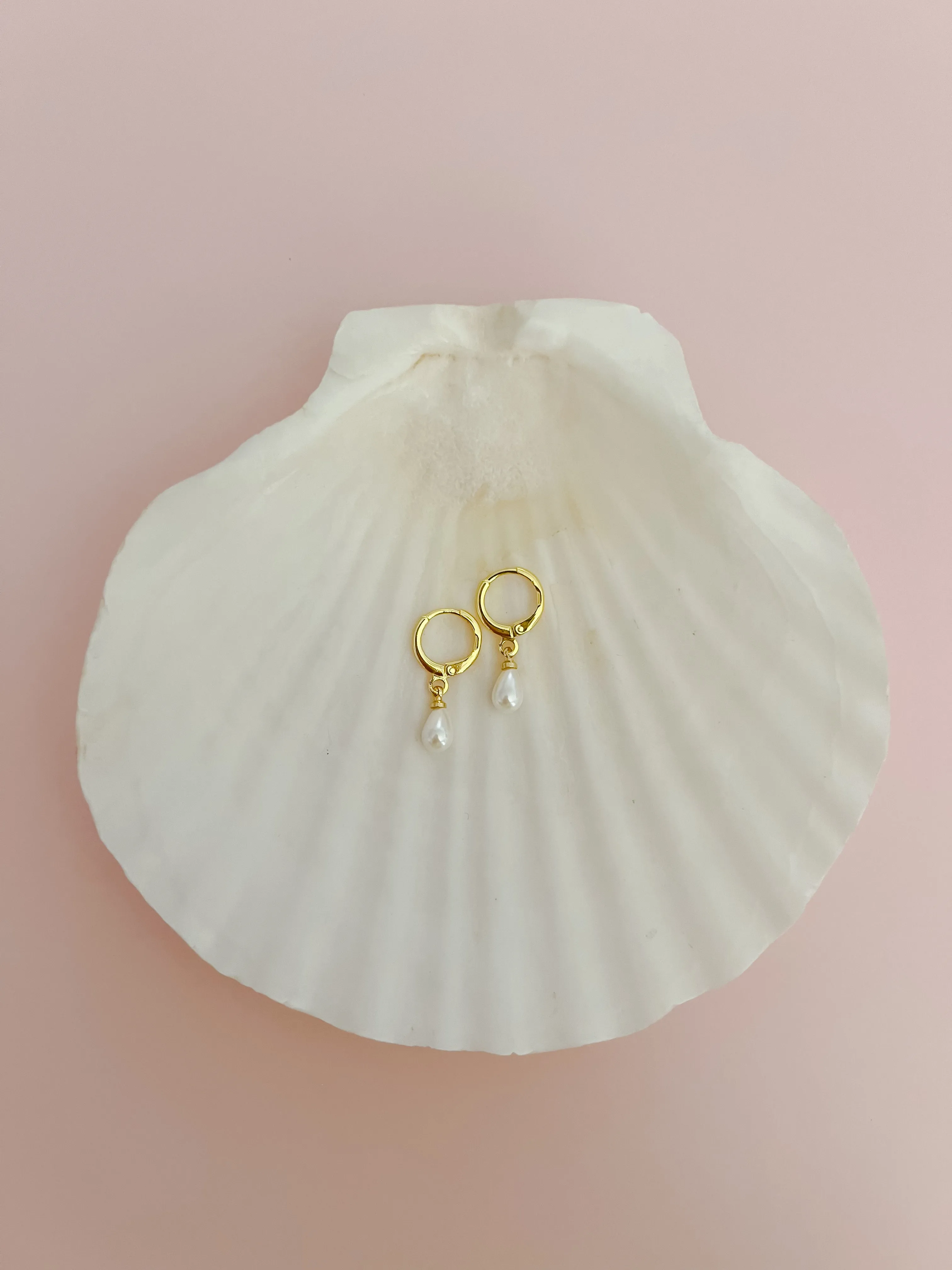 Pearl Drop Earrings sold by Mermaid & Me